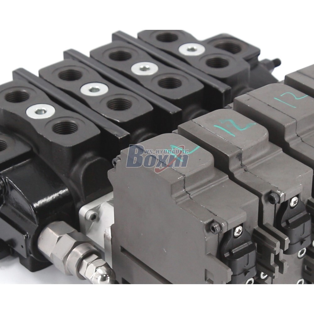 Factory Direct Supply of SD8EMA-4OT Electric Motor 4 Spool Sectional Directional Valve detail image